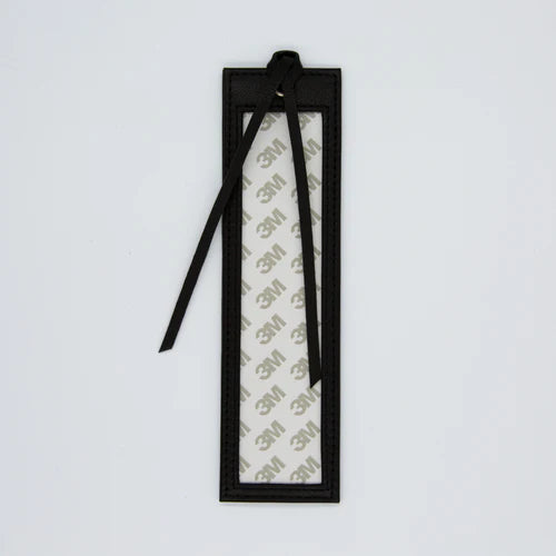 Self-Finishing Leather Bookmark (Black)