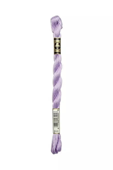 DMC 5 Pearl Cotton 211 Lavender Light