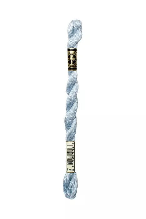 DMC 5 Pearl Cotton 3753 Moonlight Blue