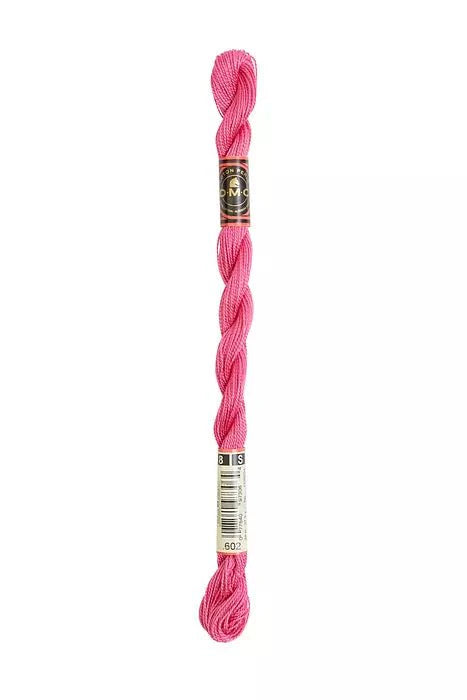 DMC 5 Pearl Cotton 602 Pink Verbena