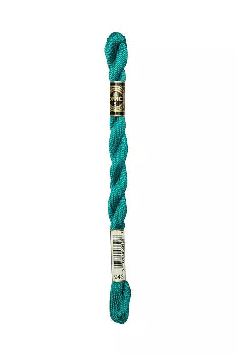 DMC 5 Pearl Cotton 943 Acid Green