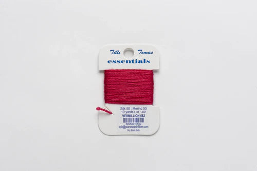 Tilli Tomas Essentials Card - Vermilion 552