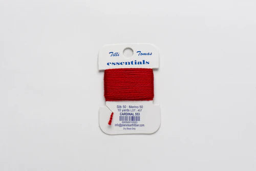 Tilli Tomas Essentials Card - Cardinal 553