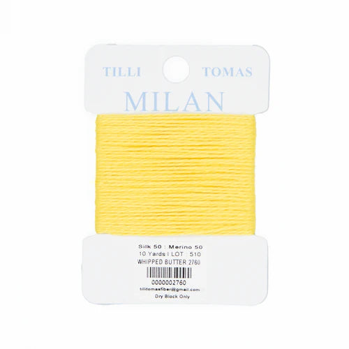 Tilli Tomas Milan Card- Whipped Butter 2760
